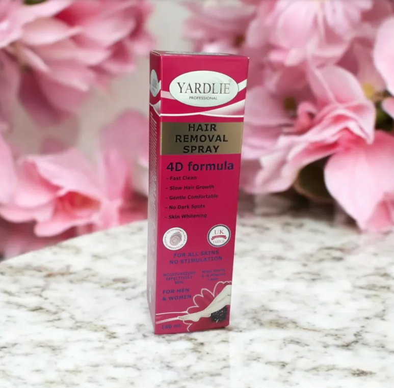 Yardlie Professional Hair Removal Spray – 4D Formula for Smooth, Hair-Free Skin
