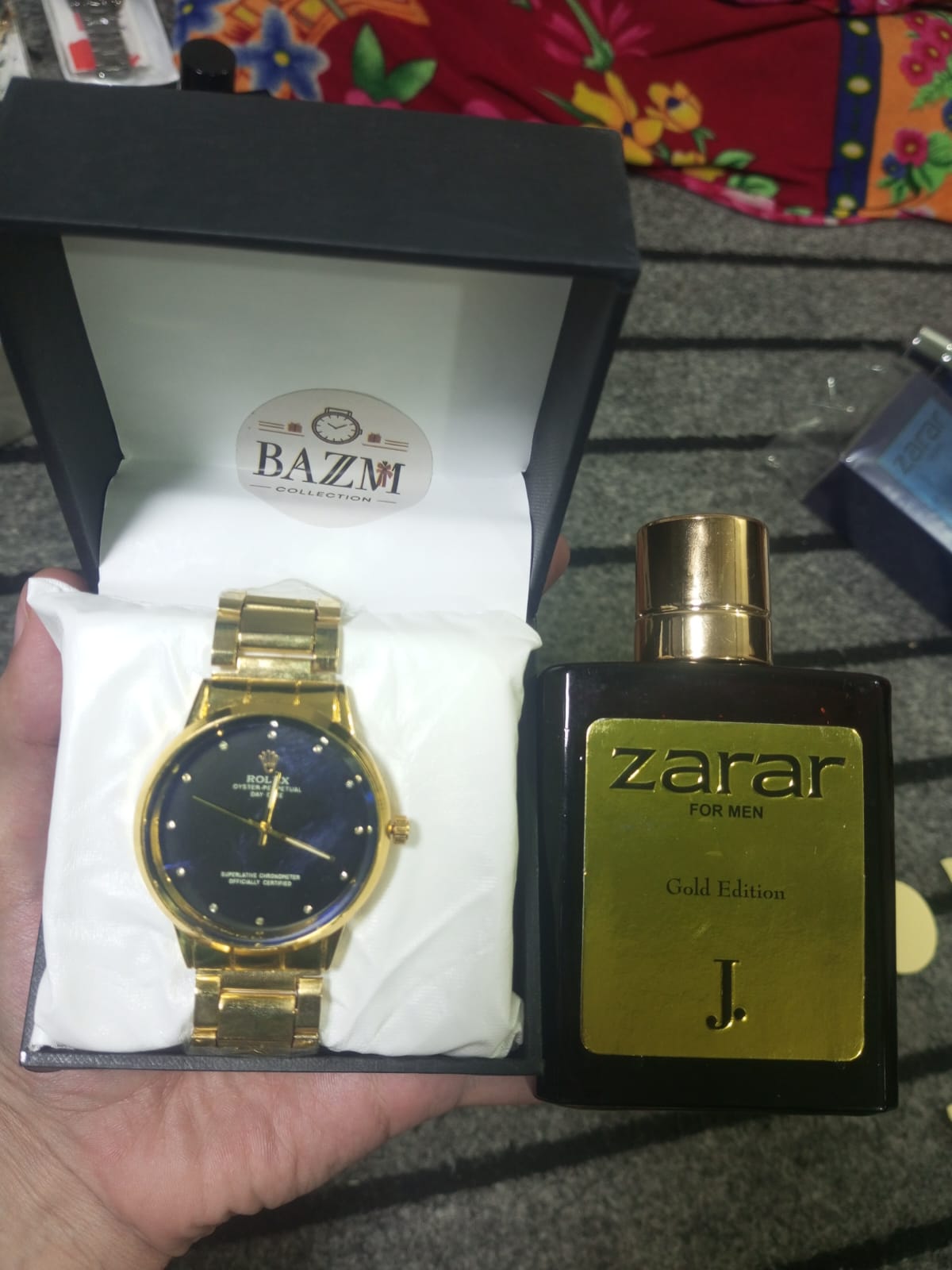 Zarar Perfume & Beautifull Watch Combo for Men – Limited Edition Gift Box